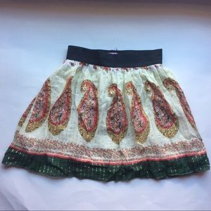 Pink Angel Girls Boho Paisley Skirt, Size 5/6